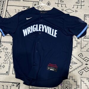 Nike Navy Wrigleyville Jersey Cubs baseball!